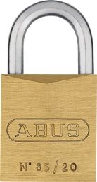 ABUS Zylindervorhangschloss 85/20 Schlosskörper-B.21mm MS versch.-schl.