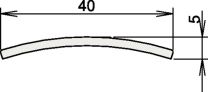 ATHMER Niroschwelle 164 3-107 Länge 1090 mm Edelstahl matt gebürstet